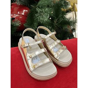 Sandalia Pampili  Dorado