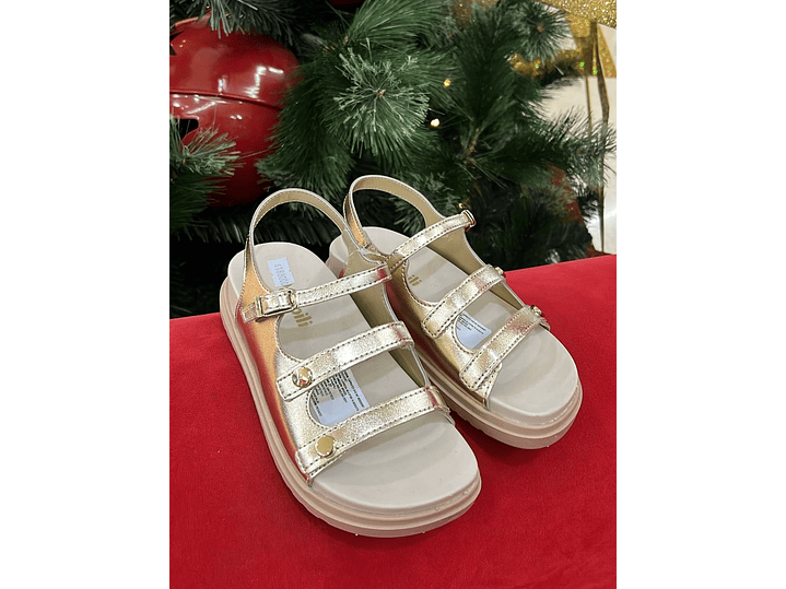 Sandalia Pampili  Dorado 1