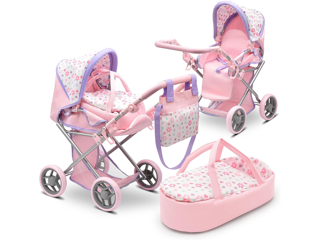 Juego Coche Moises De Muñeca 1