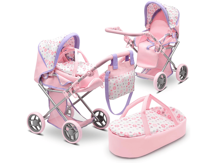 Juego Coche Moises De Muñeca 1