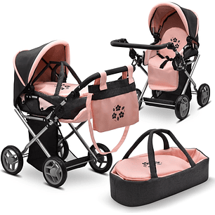 Juego Coche y Moises Para Muñeca