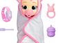 Cry Babies Muñeca recién nacida, Coney - Muñeca interactiva de bebé con más de 20 sonidos de bebé, niñas - Miniatura 2