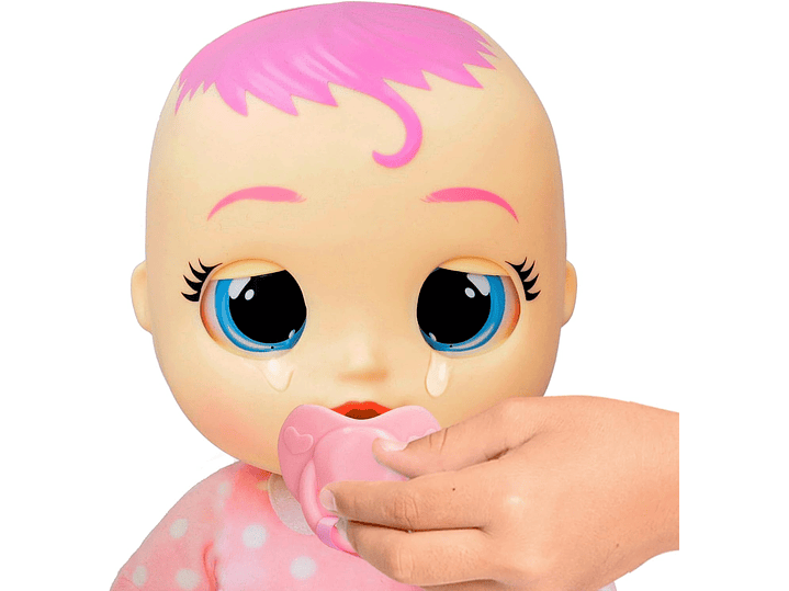 Cry Babies Muñeca recién nacida, Coney - Muñeca interactiva de bebé con más de 20 sonidos de bebé, niñas 5