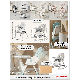 silla Comedor Plegable Multifuncional