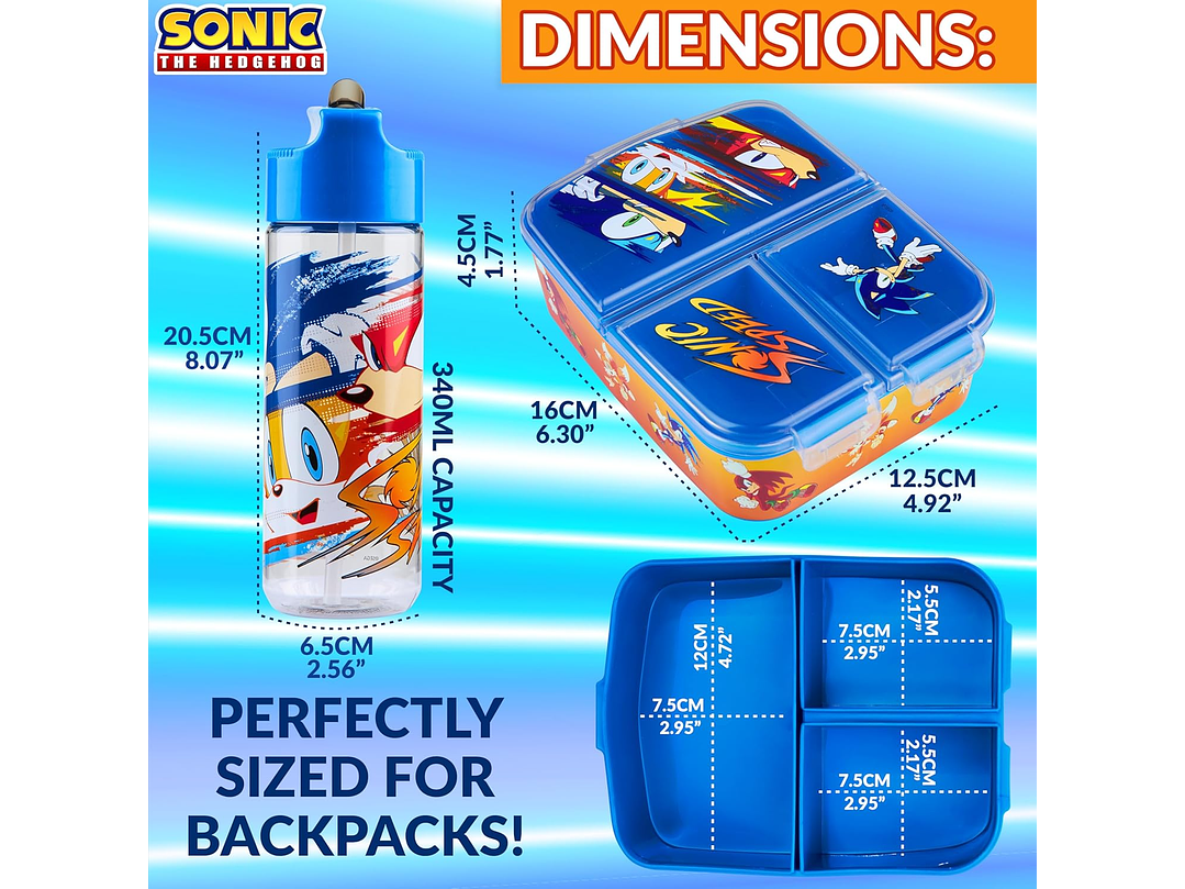 Set Lonchera Sonic 5
