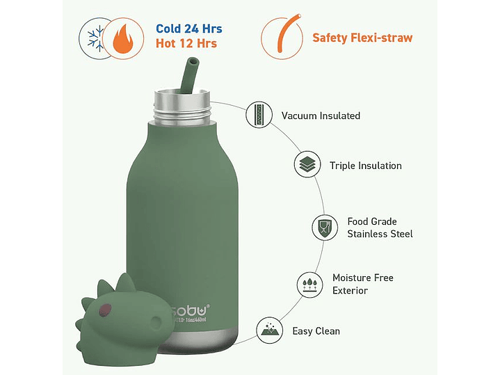 Termo Acero Inoxidable 16 Onzas 1