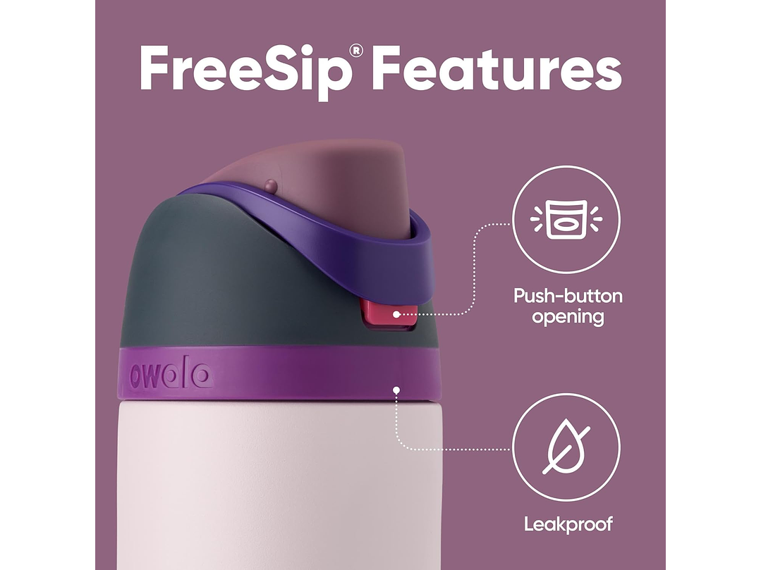  Owala FreeSip - Botella de Acero 24 Onzas 5