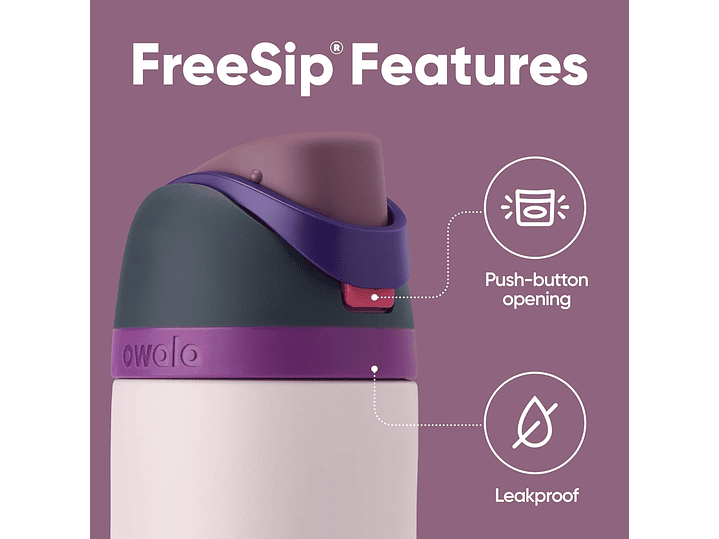  Owala FreeSip - Botella de Acero 24 Onzas 5