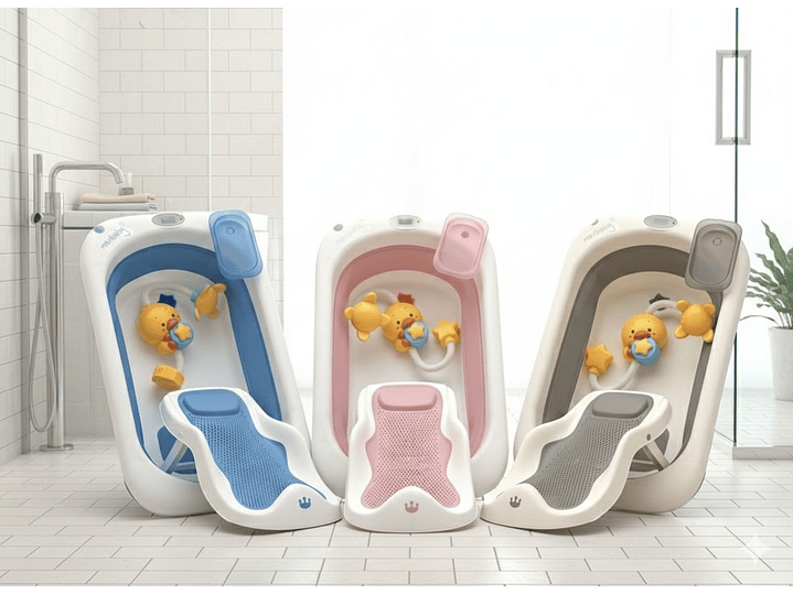 Kit Tina Plegable + Ducha Y Soporte 1