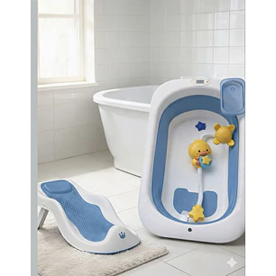 Kit Tina Plegable + Ducha Y Soporte