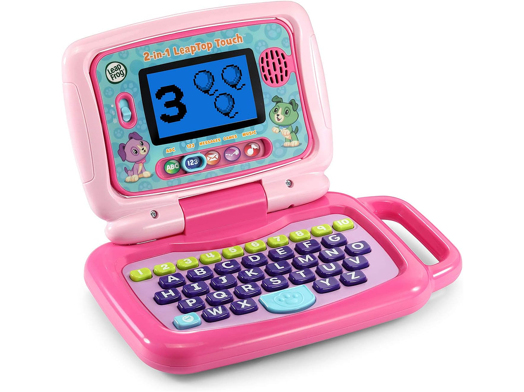 LeapFrog Leaptop 2-en-1 táctil, Rosado 1
