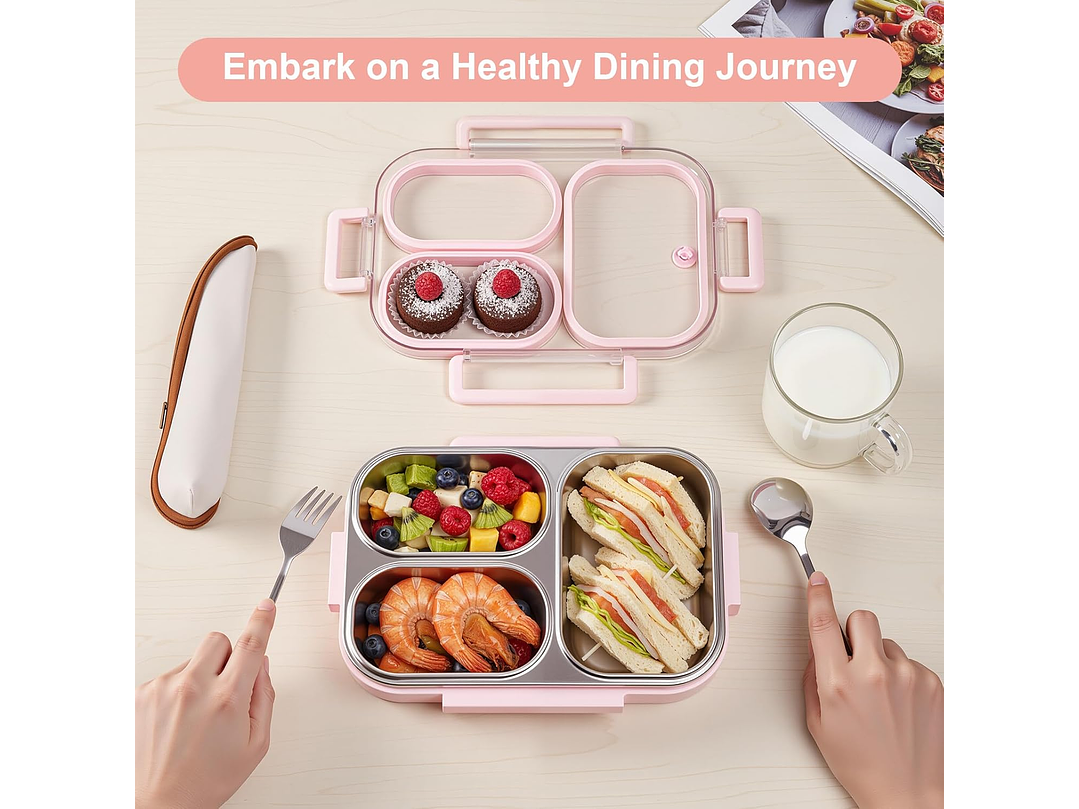 Kit de Almuerzo De Acro Inoxidable 3