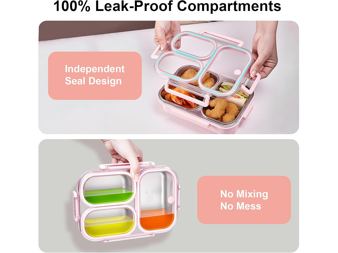 Kit de Almuerzo De Acro Inoxidable 4