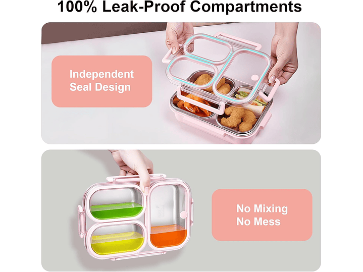 Kit de Almuerzo De Acro Inoxidable 4