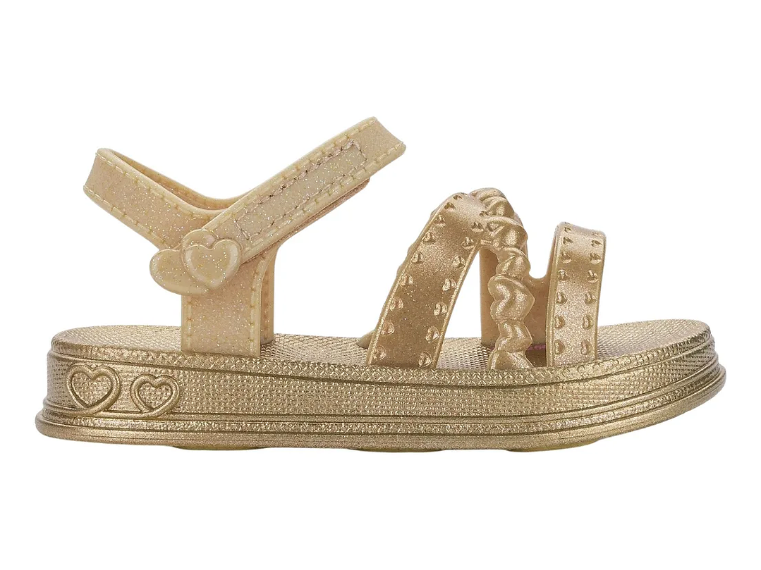 Sandalia Barbie Dorada 3