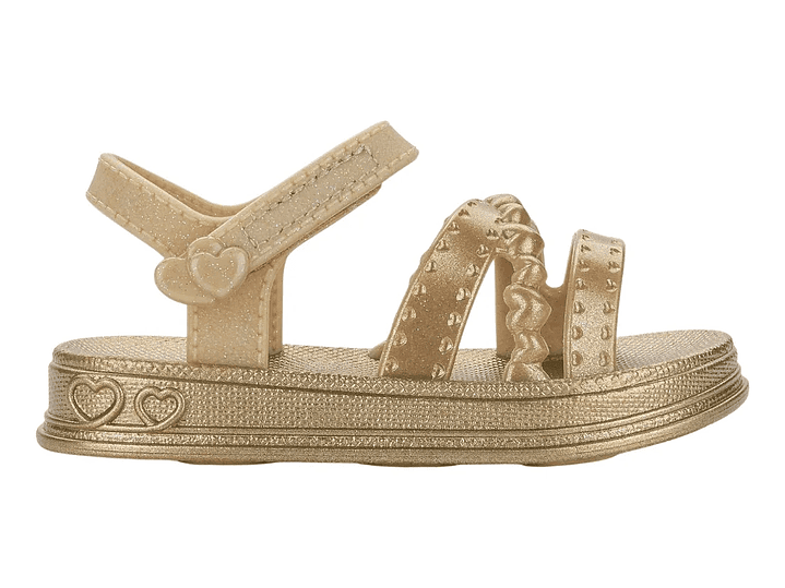 Sandalia Barbie Dorada 3