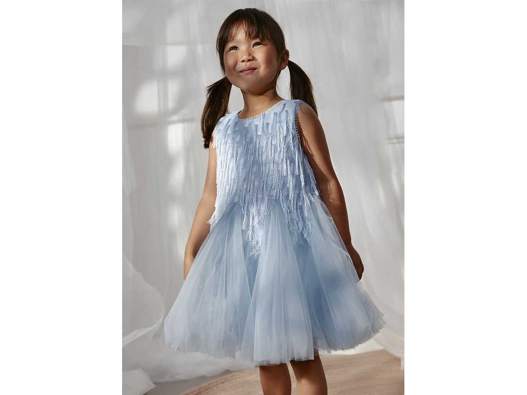 Vestido Abel&Lula Celeste 2