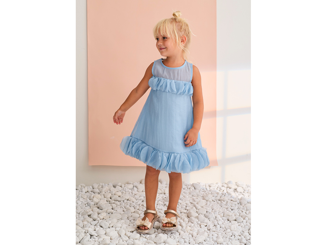 Vestido Abel&lula Celeste 3