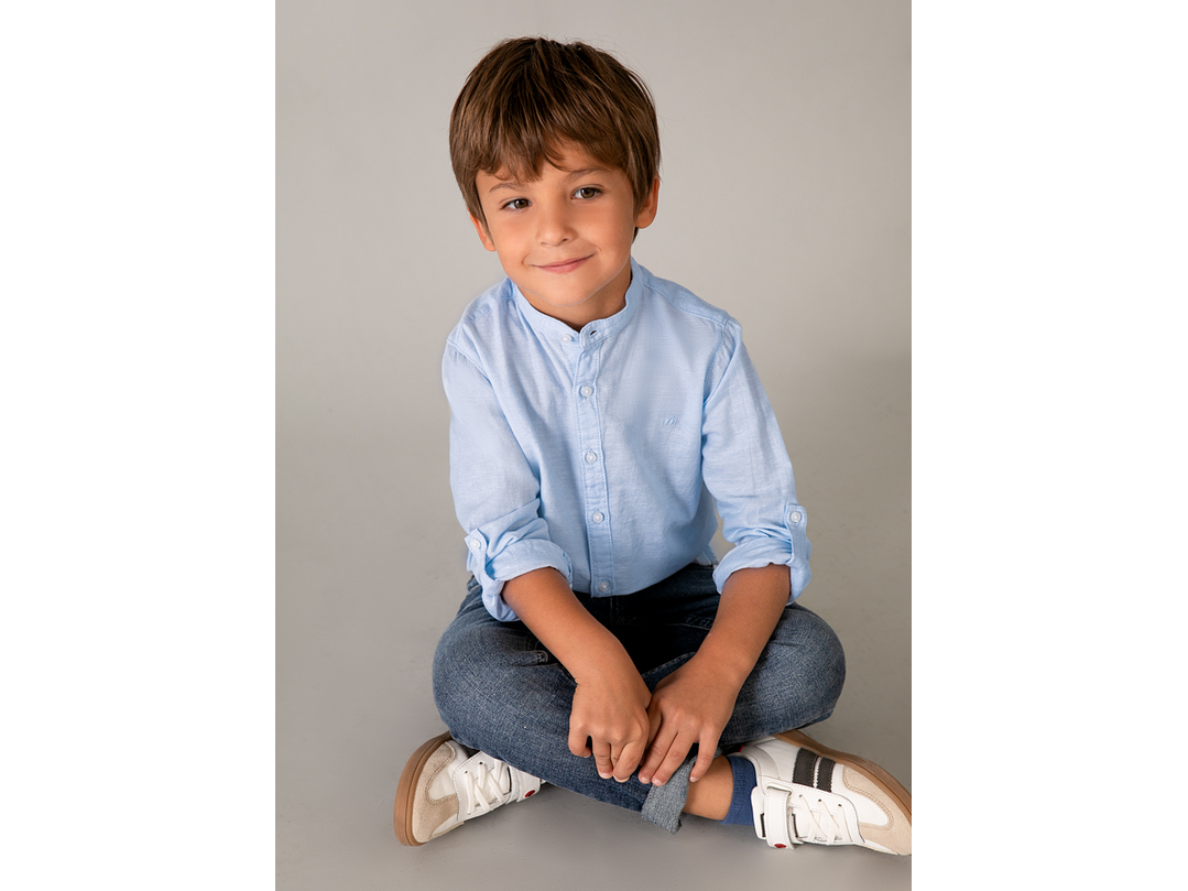 Camisa Mayoral Celeste 4