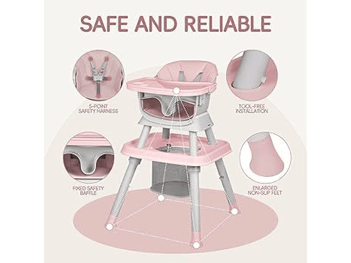 Silla Comedor 5 En 1 2