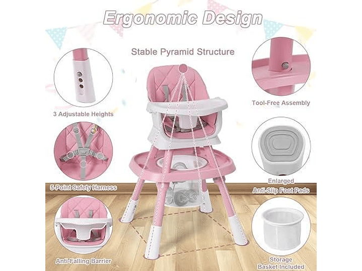 Silla Comedor 5 En 1 4