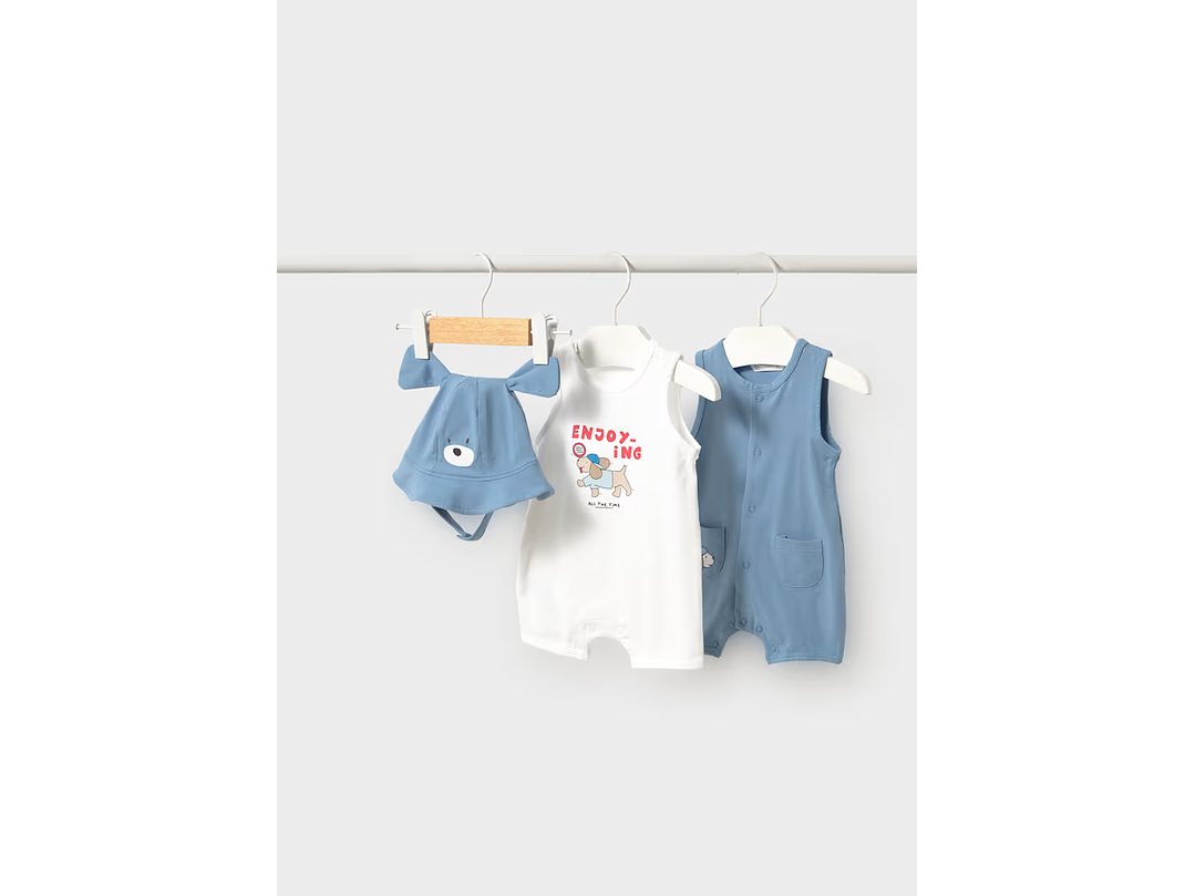 Set Pelele Mayoral + Gorro  1