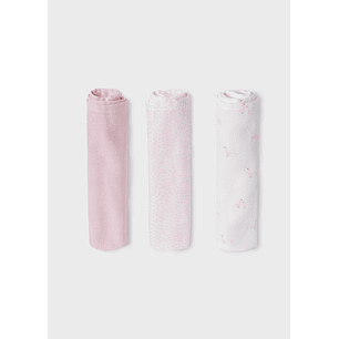 Set Muselinas Mayoral x 3