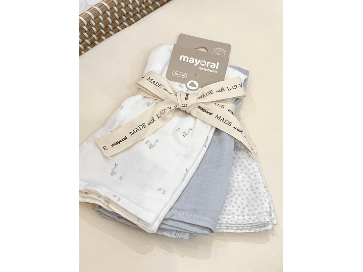 Set Muselinas Mayoral x 3 1