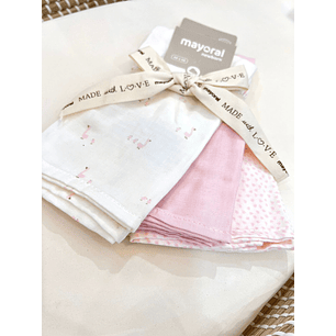 Set Muselinas Mayoral x 3