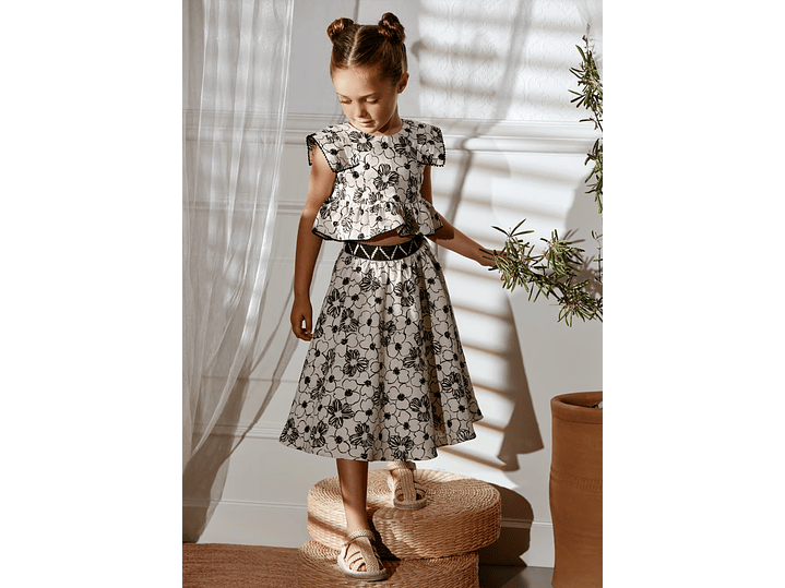 Set Abel&Lula Negro talla 4 1