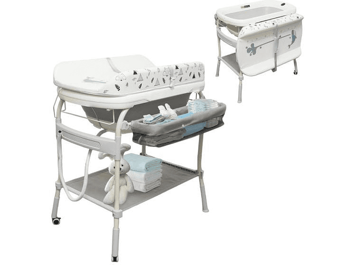 Tina Con Soporte Y Cambiador 1