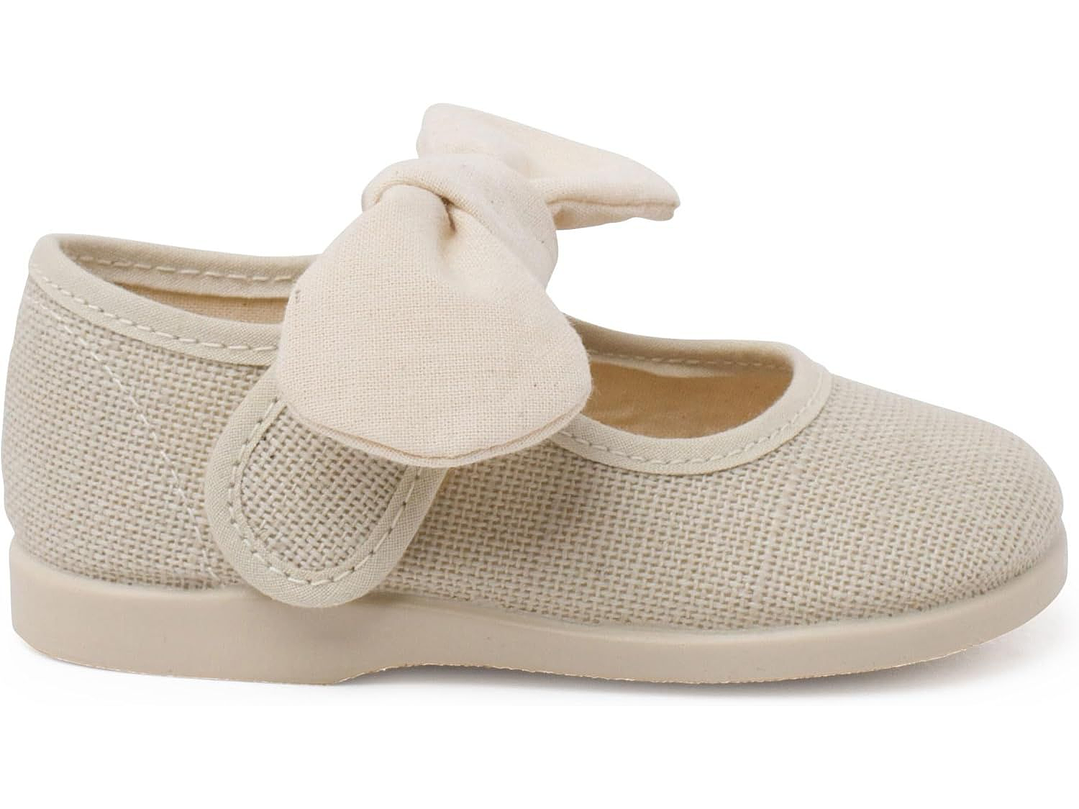 Merceditas Tokolate Lino Beige 6