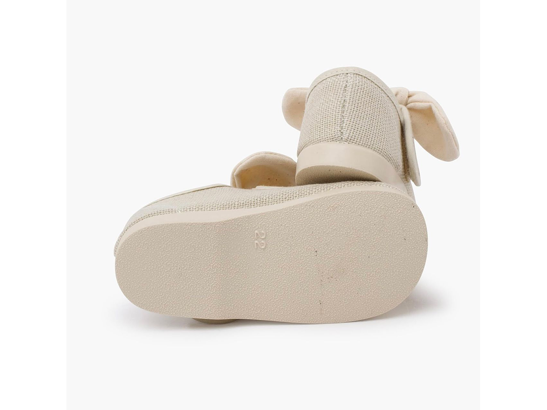 Merceditas Tokolate Lino Beige 2