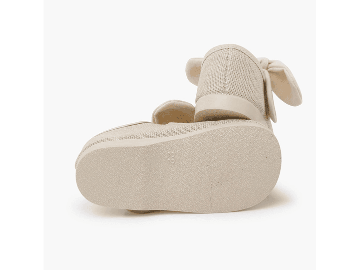 Merceditas Tokolate Lino Beige 2