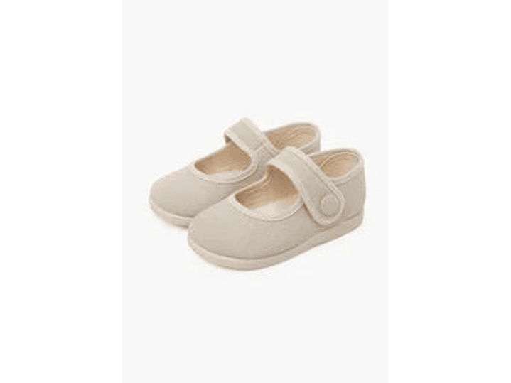 Merceditas Tokolate Lino Beige 1