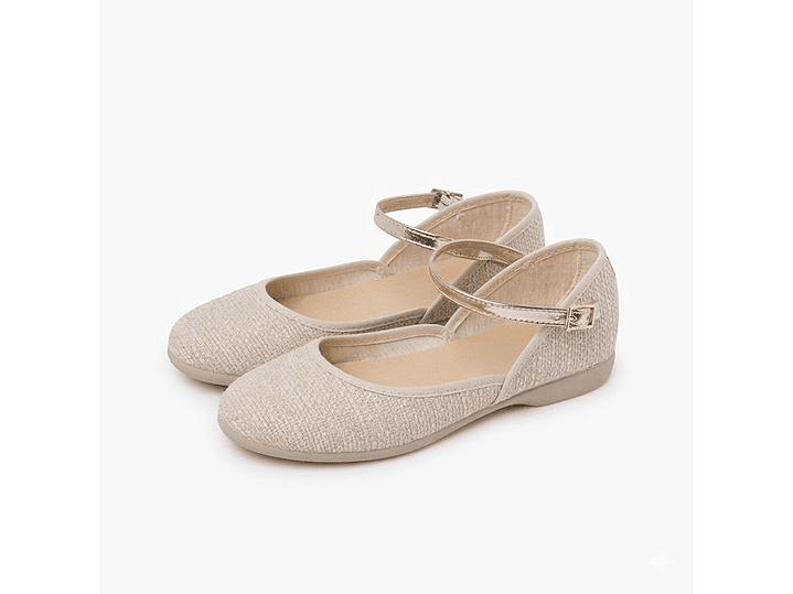 Merceditas Tokolate Lino Beige 2