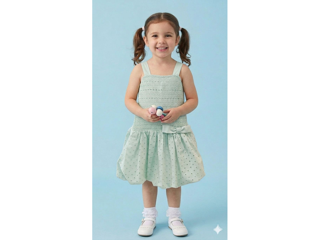 Vestido Verde Ojalillo 1