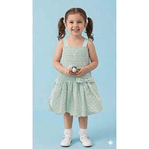 Vestido Verde Ojalillo