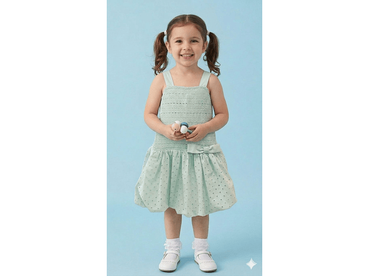 Vestido Verde Ojalillo 1