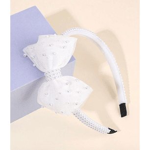 Diadema Perla Blanca