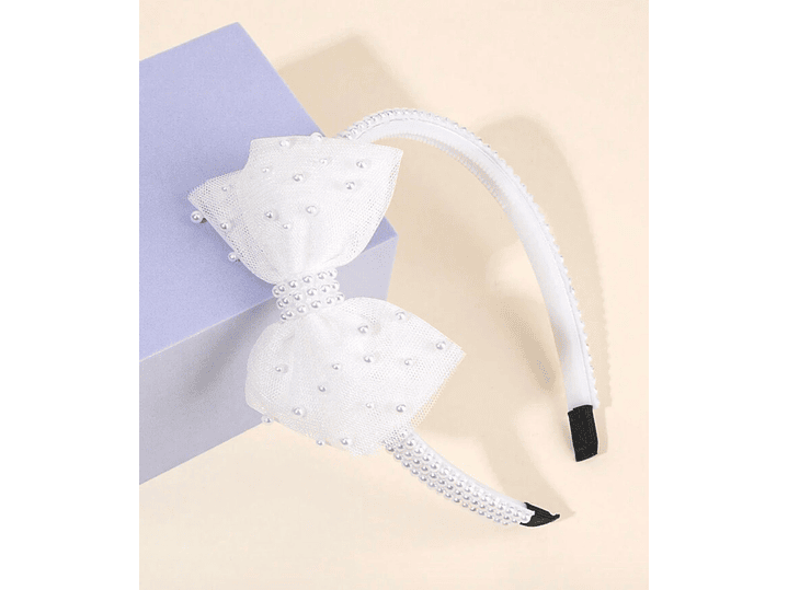 Diadema Perla Blanca 3