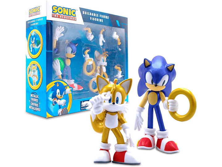  Figuras de acción oficiales de Sonic The Hedgehog Metallic 1
