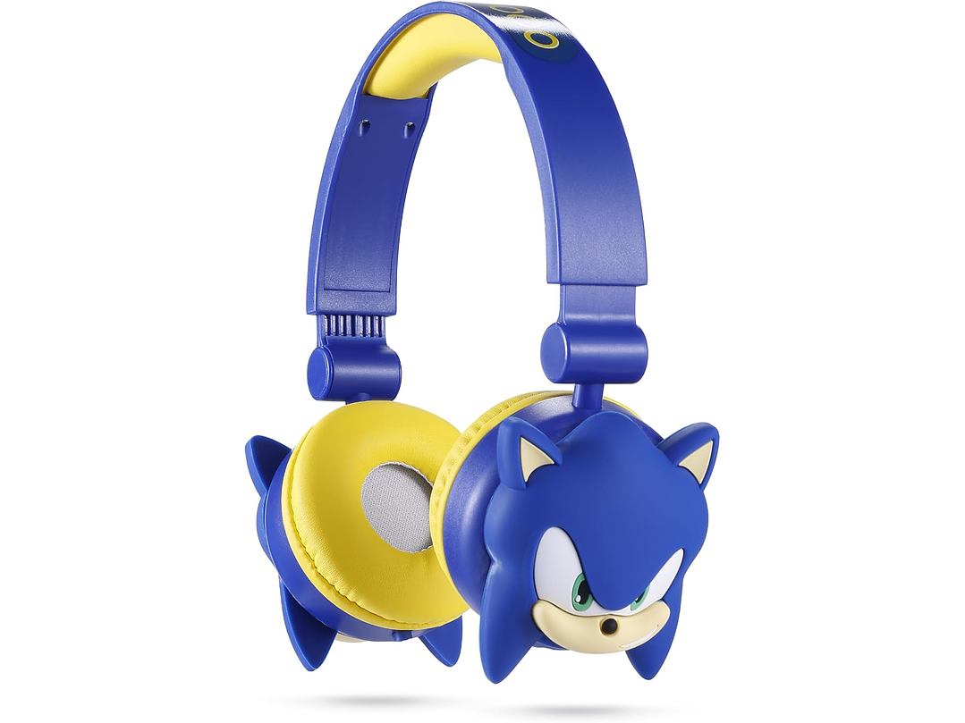  Sonic The Hedgehog - Auriculares Bluetooth para niños, auriculares inalámbricos y con cable con volumen 2