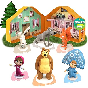 Caja De Juguete Masha Y El Oso