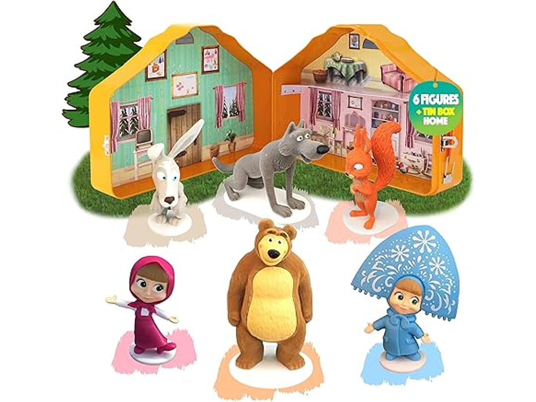 Caja De Juguete Masha Y El Oso 2