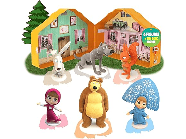 Caja De Juguete Masha Y El Oso 2