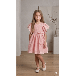 Vestido Ojalillo Rosa 