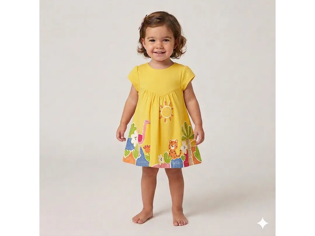 Vestido Mayoral Mostaza 1