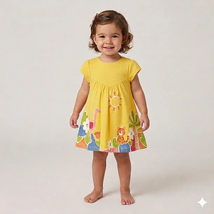 Vestido Mayoral Mostaza