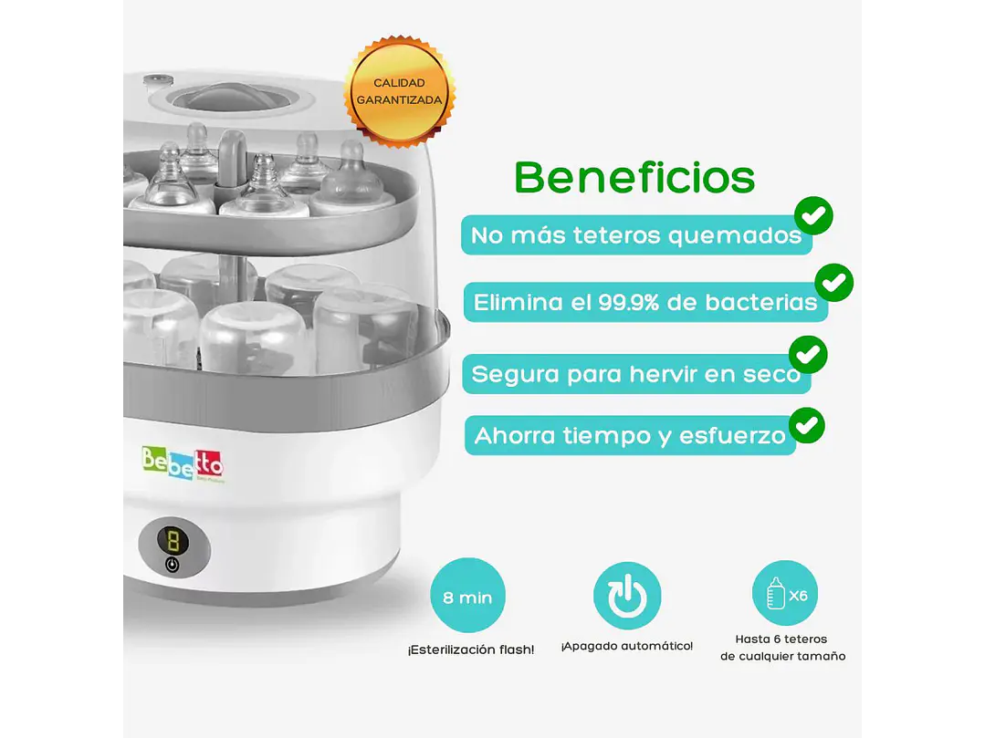 Esterilizador De Biberones Electrico 3